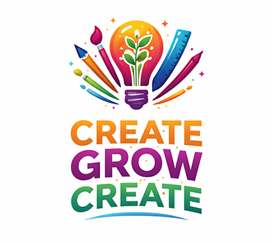 Create Grow Create logo for the footer area